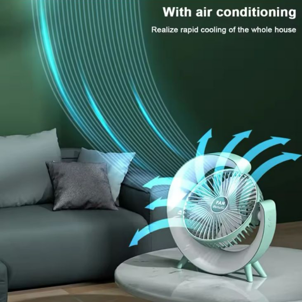 Ventilador Portatil De Escritorio Usb