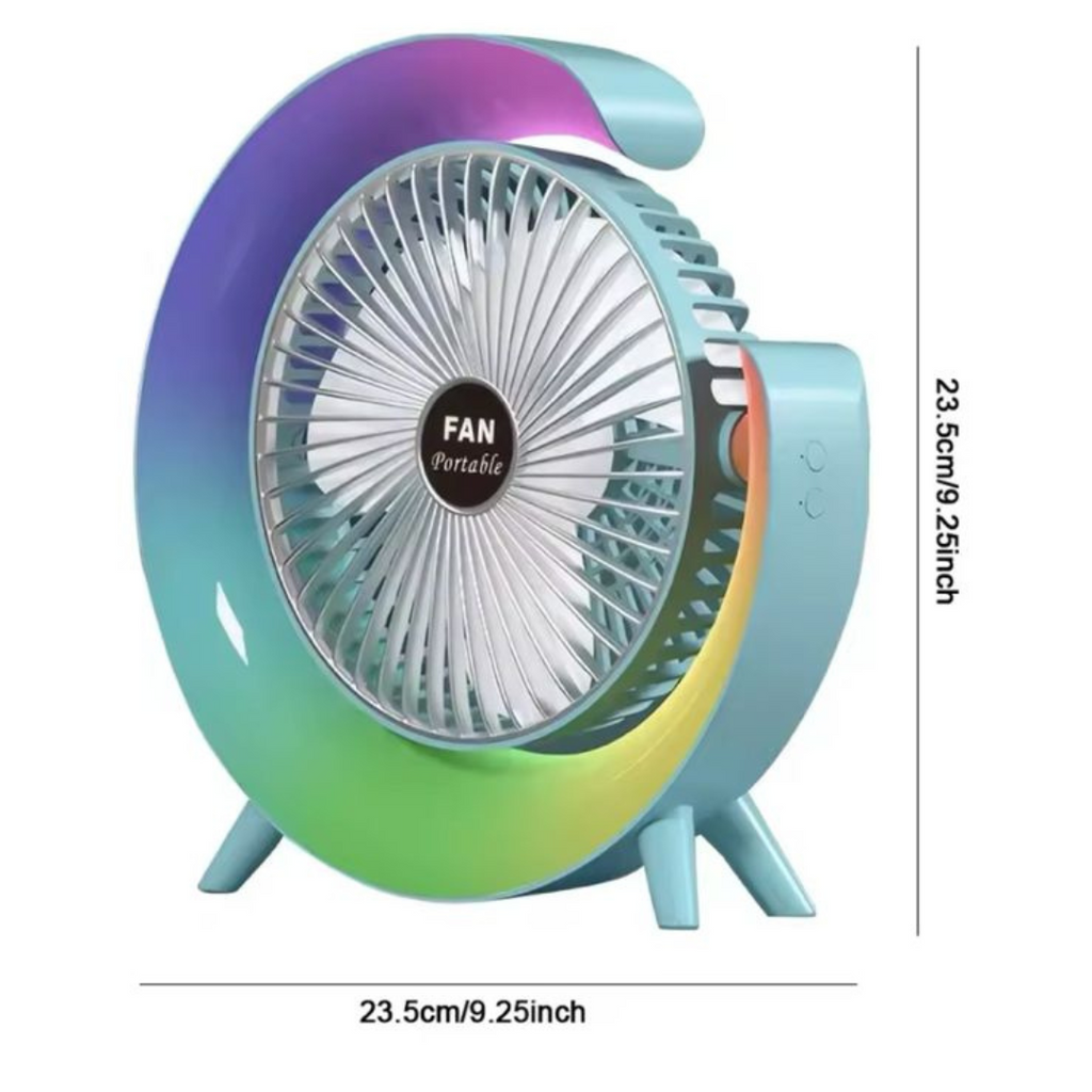 Ventilador Portatil De Escritorio Usb